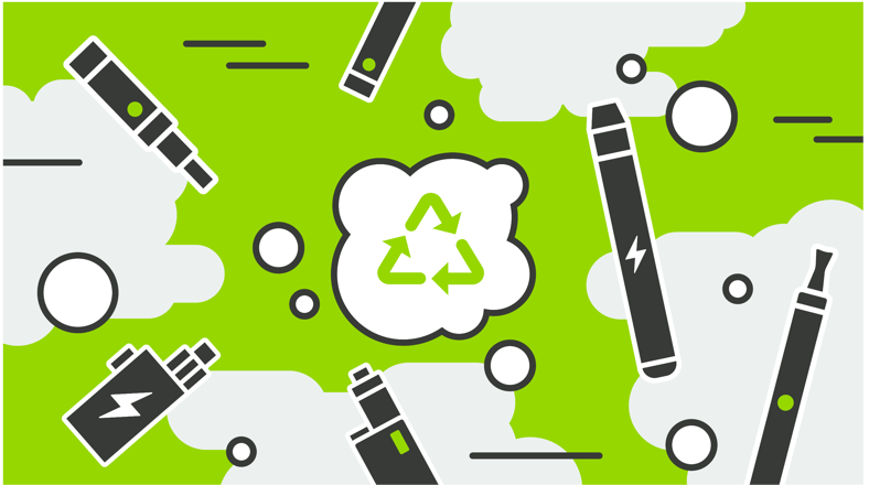 e-cigarettes, recycling, green, save the planet